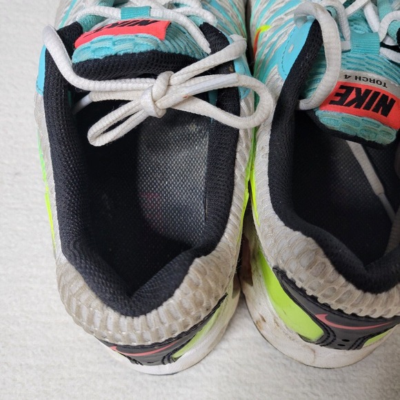 Nike Air Max Torch 4 Women's Shoes White/Blk-Volt-Crimson Size 9 US CW5607-100 - Picture 8 of 16